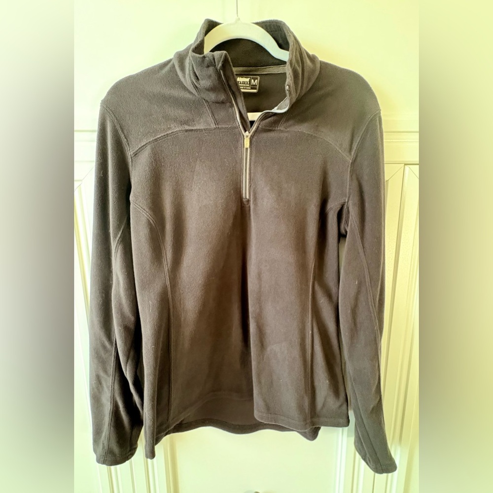 ⚫️ WOMENS BLACK ALPINE 1/2 ZIP FLEECE - SIZE MEDIUM ⚫️